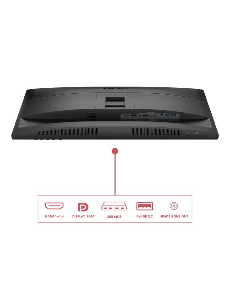 AOC 27E4CV pantalla para PC 68,6 cm (27") 1920 x 1080 Pixeles Full HD LED Negro