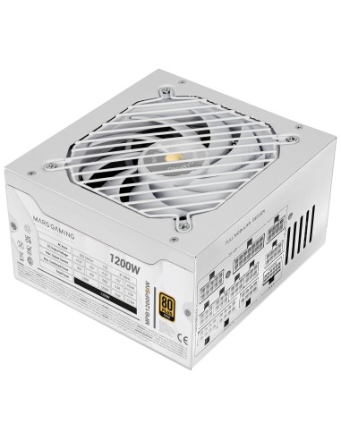 Mars Gaming MPB1200PSIW unidad de fuente de alimentación 1200 W Blanco