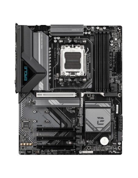GIGABYTE B650E EAGLE WIFI6E Placa Base - Procesadores AMD Ryzen 9000 Series, VRM de 8+2+2 fases, hasta 8200MHz DDR5 (O.C),