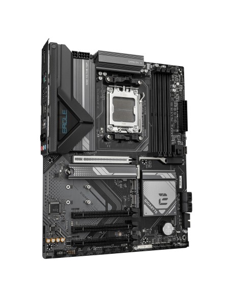 GIGABYTE B650E EAGLE WIFI6E Placa Base - Procesadores AMD Ryzen 9000 Series, VRM de 8+2+2 fases, hasta 8200MHz DDR5 (O.C),