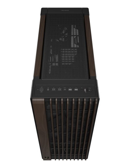 ASUS ProArt PA602 Wood Edition Modern Black - Metal Panel Midi Tower Negro, Madera