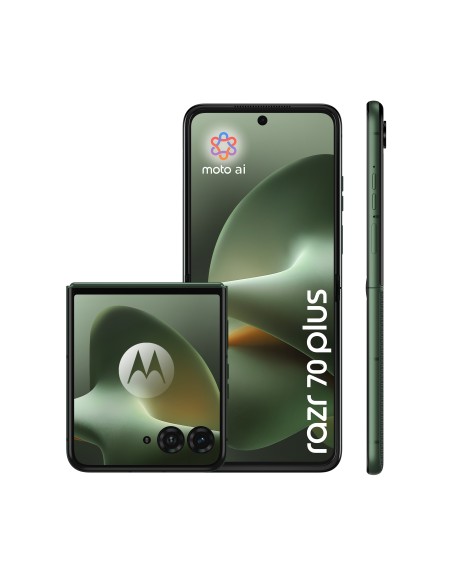 Motorola razr 70 plus 17,5 cm (6.9") SIM doble Android 16.0 5G USB Tipo C 12 GB 512 GB 4500 mAh Verde oscuro