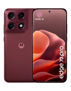 Motorola edge 70 pro 17,2 cm (6.78") SIM doble Android 16.0 5G USB Tipo C 12 GB 512 GB 6500 mAh Burdeos