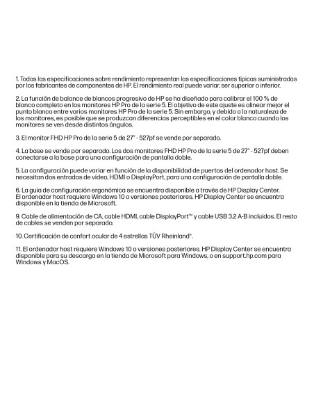 HP Series 5 Pro Monitor FHD de la serie 5 Pro de 27 pulgadas  527pf