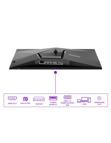 AOC AGON PRO AG326UZD2 pantalla para PC 80 cm (31.5") 3840 x 2160 Pixeles 4K Ultra HD OLED Negro