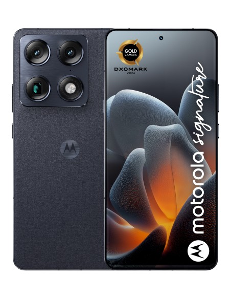 Motorola signature 17,2 cm (6.78") SIM doble Android 16.0 5G USB Tipo C 12 GB 256 GB 5200 mAh Azul oscuro