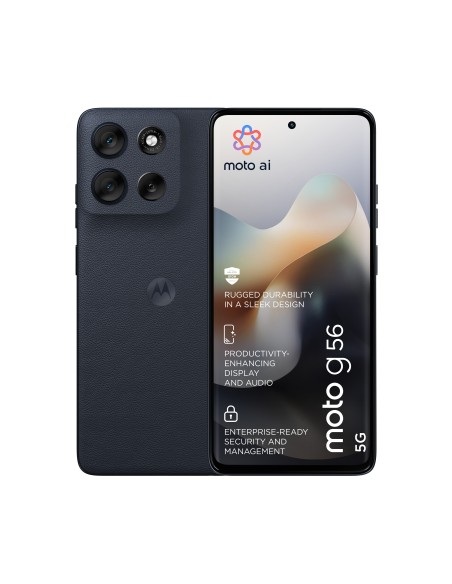 Motorola moto g56 5G 17,1 cm (6.72") Ranura híbrida Dual SIM Android 15 USB Tipo C 8 GB 256 GB 5200 mAh Negro