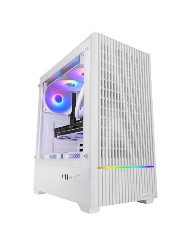 Mars Gaming MCQUANTUMW carcasa de ordenador Midi Tower Blanco