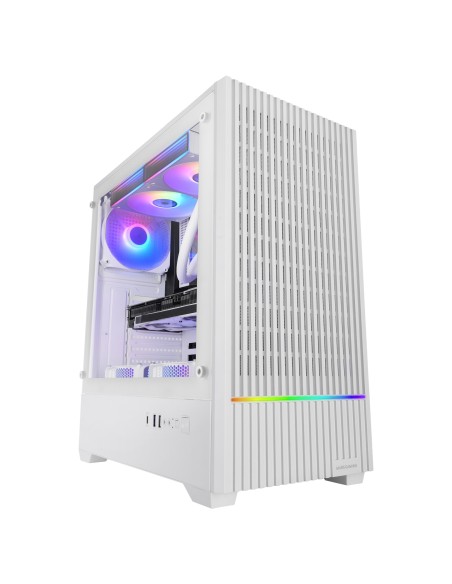 Mars Gaming MCQUANTUMW carcasa de ordenador Midi Tower Blanco