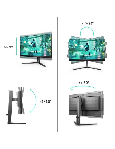 Philips Evnia 3000 25M2N3200U 00 pantalla para PC 62,2 cm (24.5") 1920 x 1080 Pixeles Full HD LCD Negro
