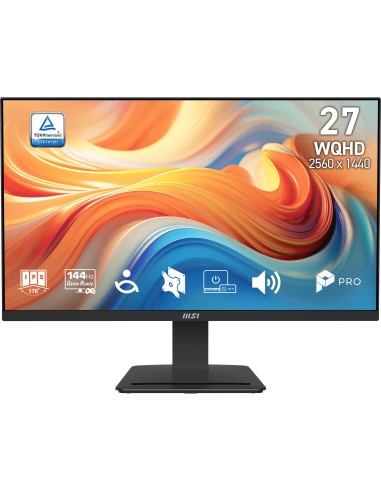 MSI Pro MP273Q E14 pantalla para PC 68,6 cm (27") 2560 x 1440 Pixeles Wide Quad HD Negro