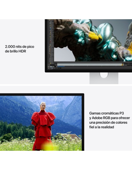 Apple Studio Display XDR - Vidrio estándar - Adaptador de montaje VESA (Soporte no incluído)