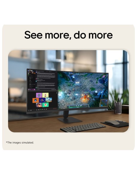 LG 34U601B-B pantalla para PC 86,4 cm (34") 3440 x 1440 Pixeles Dual WQHD LCD Negro