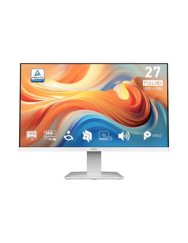 MSI Pro MP273W E14A pantalla para PC 68,6 cm (27") 1920 x 1080 Pixeles Full HD LCD Blanco