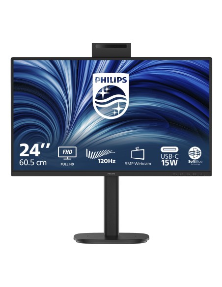 Philips 3000 series 24B2N3200JH 00 pantalla para PC 60,5 cm (23.8") 1920 x 1080 Pixeles Full HD LCD Negro