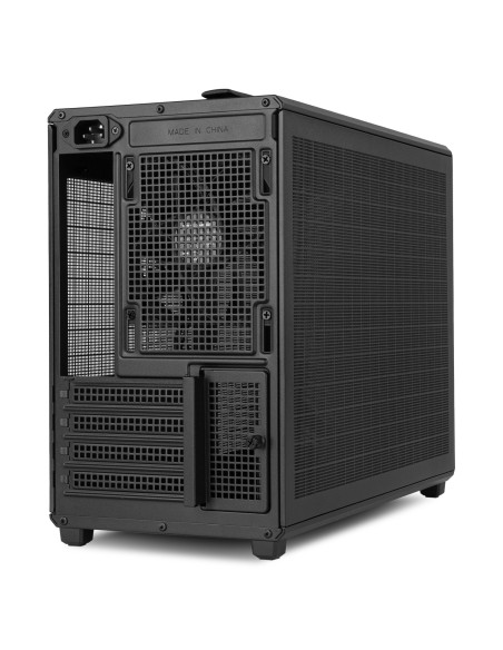 NOX Hummer Mini torre M-ATX portable mesh Ngr