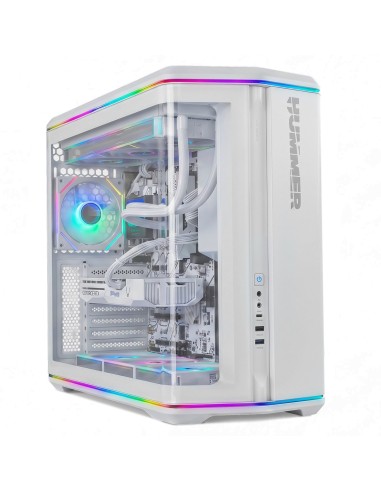 NOX Hummer Semitorre ATX cristal curvo ARGB Blnc