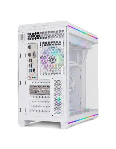 NOX Hummer Semitorre ATX cristal curvo ARGB Blnc