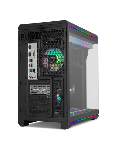 NOX Hummer Semitorre ATX cristal curvo ARGB Ngr