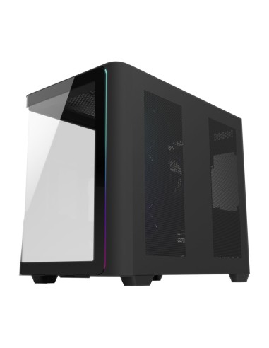 FSP M580-BP Plus Carcasa Midi Tower mITX, mATX Negro ARGB