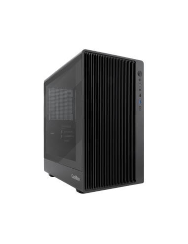 CoolBox GAMING CAJA MATX GM350 DARKFACE USB-C 3.2 GEN1 CRISTAL AHUMADO