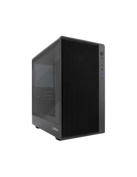 CoolBox GAMING CAJA MATX GM350 DARKFACE USB-C 3.2 GEN1 CRISTAL AHUMADO