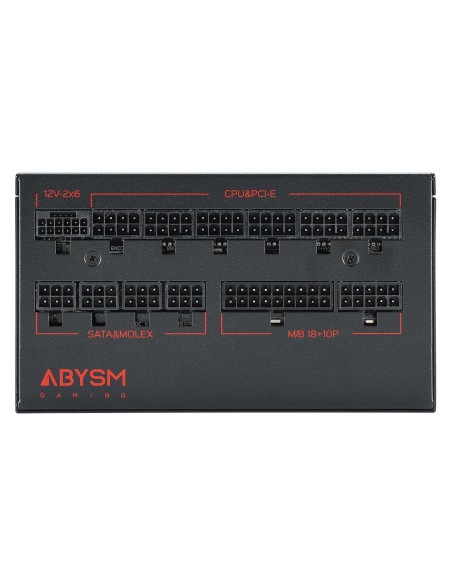 ABYSM Gaming Fuente de Alimentación MORPHEO GX5 ATX 3.1 1300W Black Cybenetics Platinum Full Modular