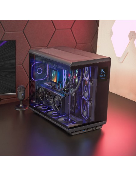 Mars Gaming MCREVMAX carcasa de ordenador Midi Tower Negro