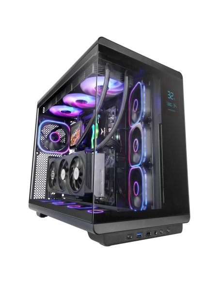 Mars Gaming MCREVMAX carcasa de ordenador Midi Tower Negro