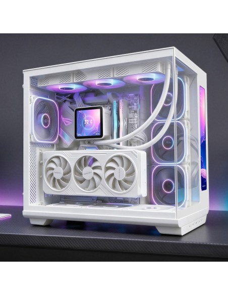 Mars Gaming MCREVMAXW carcasa de ordenador Midi Tower Blanco