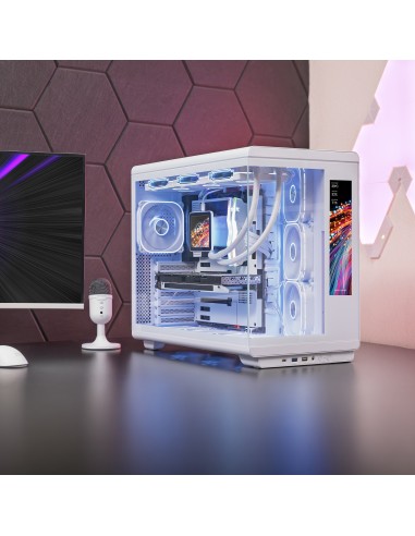 Mars Gaming MCREVMAXW carcasa de ordenador Midi Tower Blanco