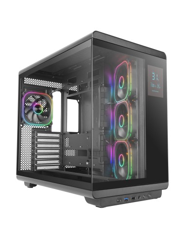 Mars Gaming MCREVPRO carcasa de ordenador Midi Tower Negro