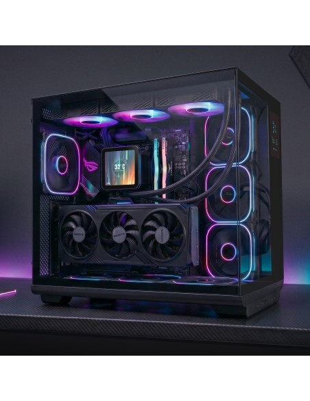Mars Gaming MCREVPRO carcasa de ordenador Midi Tower Negro