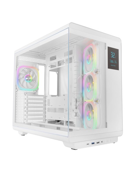 Mars Gaming MCREVPROW carcasa de ordenador Midi Tower Blanco