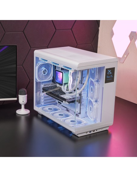 Mars Gaming MCREVPROW carcasa de ordenador Midi Tower Blanco