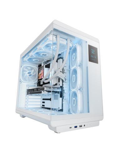 Mars Gaming MCREVPROW carcasa de ordenador Midi Tower Blanco