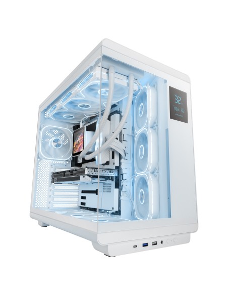 Mars Gaming MCREVPROW carcasa de ordenador Midi Tower Blanco