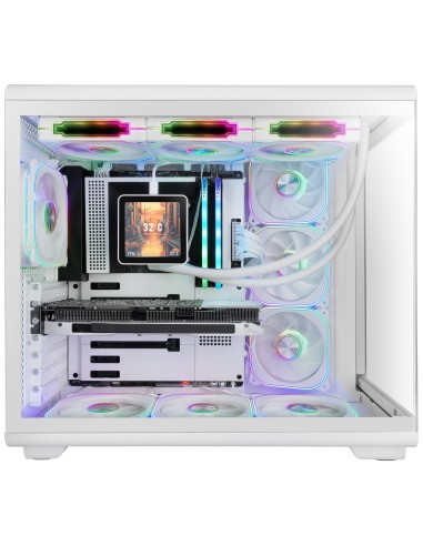 Mars Gaming MCREVPROW carcasa de ordenador Midi Tower Blanco