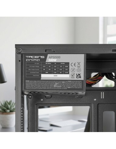 Tacens Anima AC8500 carcasa de ordenador Mini Tower Negro 500 W