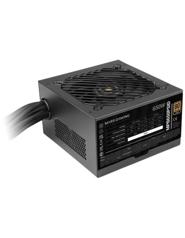 Mars Gaming MPB650PSID unidad de fuente de alimentación 650 W Negro