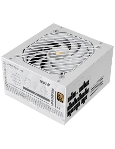 Mars Gaming MPB650PSIW unidad de fuente de alimentación Blanco