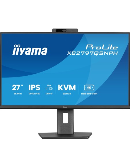 iiyama ProLite XB2797QSNPH-B1 pantalla para PC 68,6 cm (27") 2560 x 1440 Pixeles Quad HD LED Negro