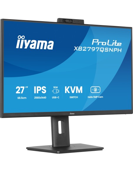 iiyama ProLite XB2797QSNPH-B1 pantalla para PC 68,6 cm (27") 2560 x 1440 Pixeles Quad HD LED Negro