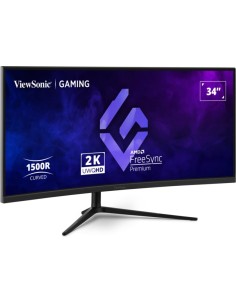Viewsonic VX3418C-2K pantalla para PC 86,4 cm (34") 3440 x 1440 Pixeles UltraWide Quad HD Negro