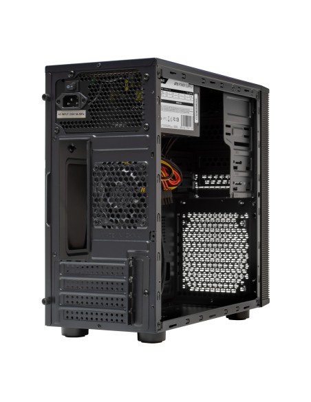 UNYKAch Caja Micro ATX AERO C15 con fuente ATX de 500W
