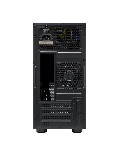 UNYKAch Caja Micro ATX AERO C15 con fuente ATX de 500W