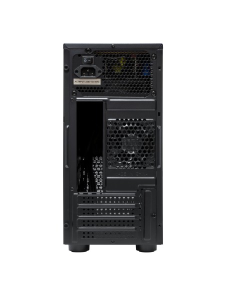 UNYKAch Caja Micro ATX AERO C15 con fuente ATX de 500W