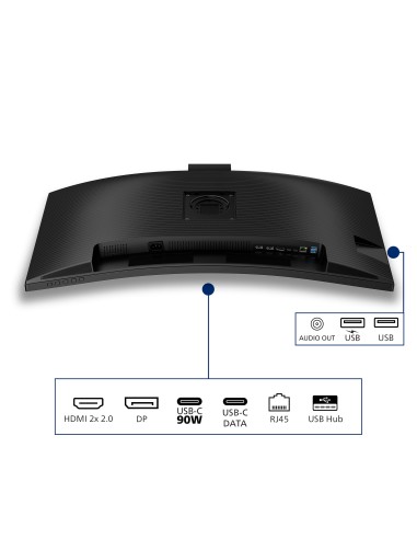 Philips 3000 series 34B2U3600CH 00 pantalla para PC 86,4 cm (34") 3440 x 1440 Pixeles Wide Quad HD LCD Negro