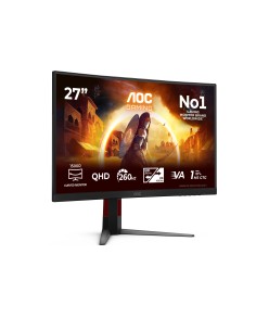 AOC G4 Gaming pantalla para PC 68,6 cm (27") 2560 x 1440 Pixeles Quad HD LED Negro, Rojo 2