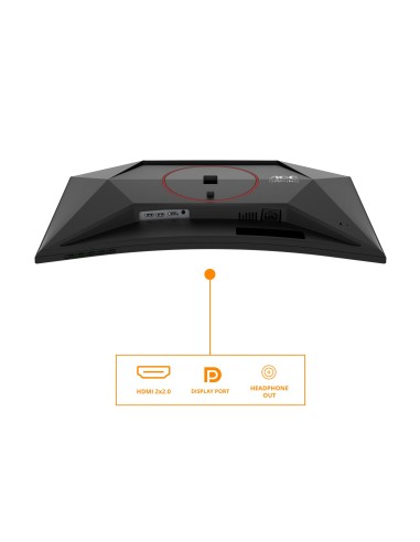 AOC G4 Gaming pantalla para PC 68,6 cm (27") 2560 x 1440 Pixeles Quad HD LED Negro, Rojo